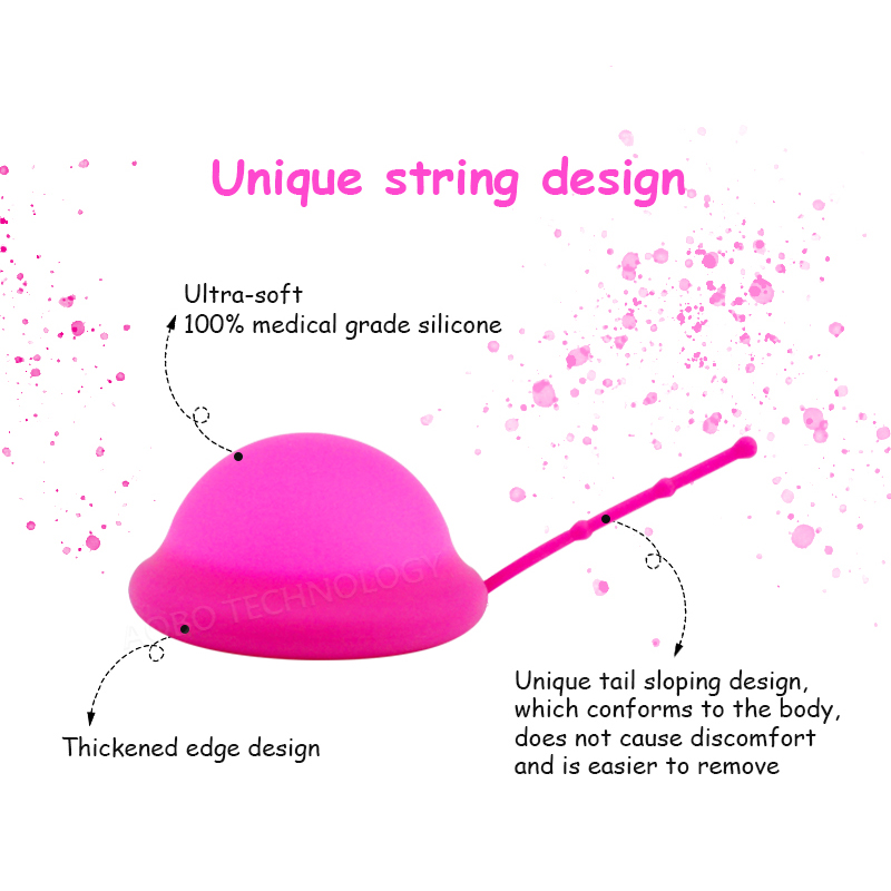 Disque menstruel féminin avec  - Menstrual Cup Silicone avis et prix