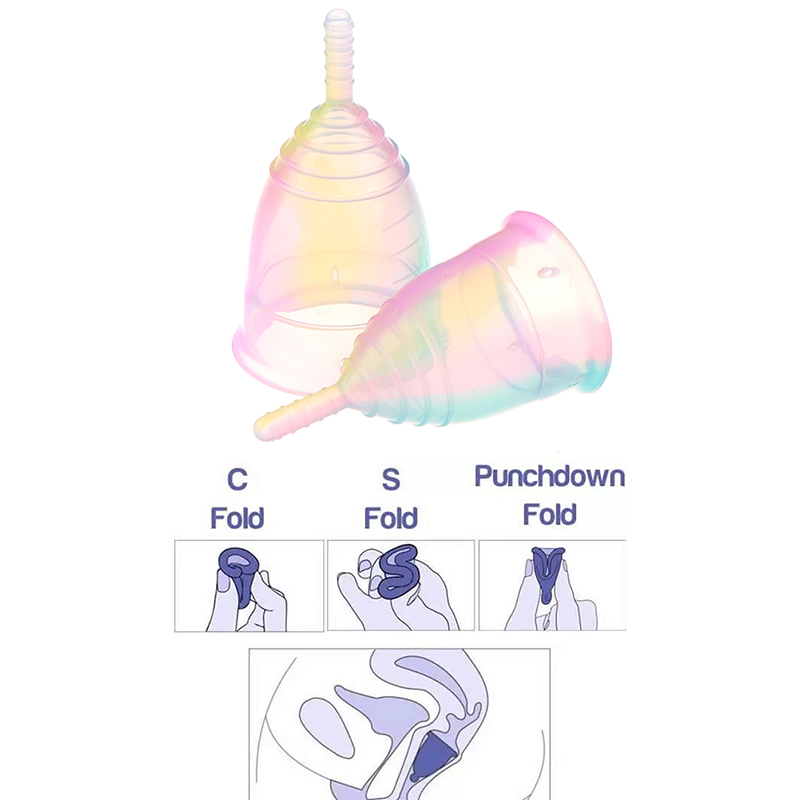 Coupe menstruelle colorée en S - Menstrual Cup Silicone avis et prix
