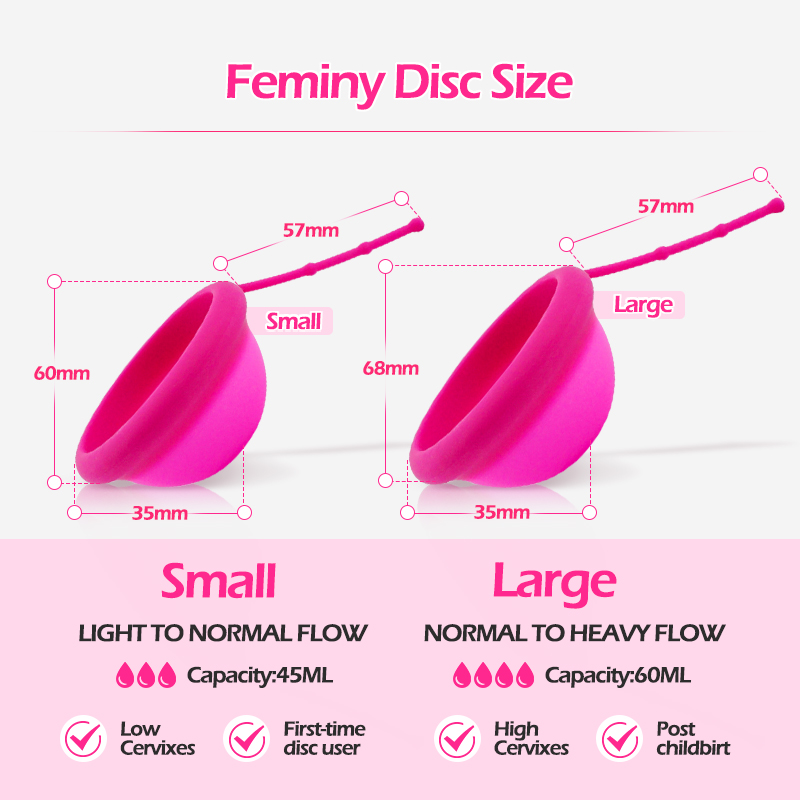 Disque menstruel pour femmes a - Menstrual Cup Silicone avis et prix